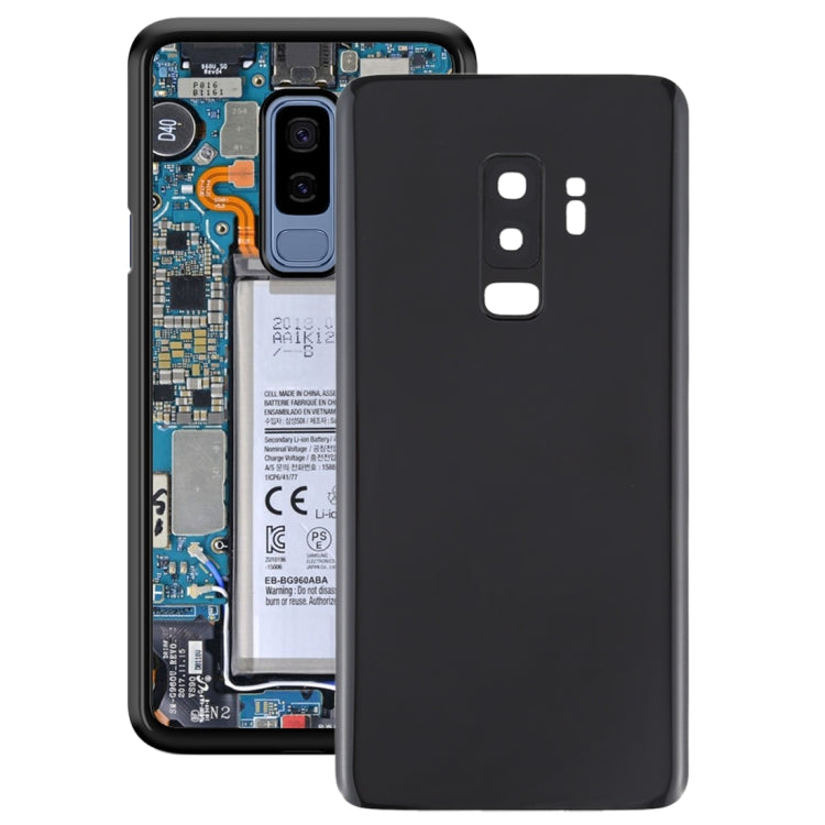 Battery Back Cover with Camera Lens for Samsung Galaxy S9 + (Black)