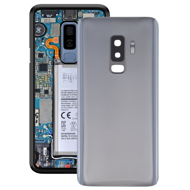 Battery Back Cover with Camera Lens for Samsung Galaxy S9 + (Grey)