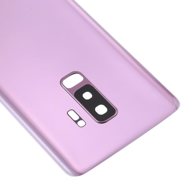 Coque arrière de batterie avec objectif d'appareil photo pour Samsung Galaxy S9+ (Violet)
