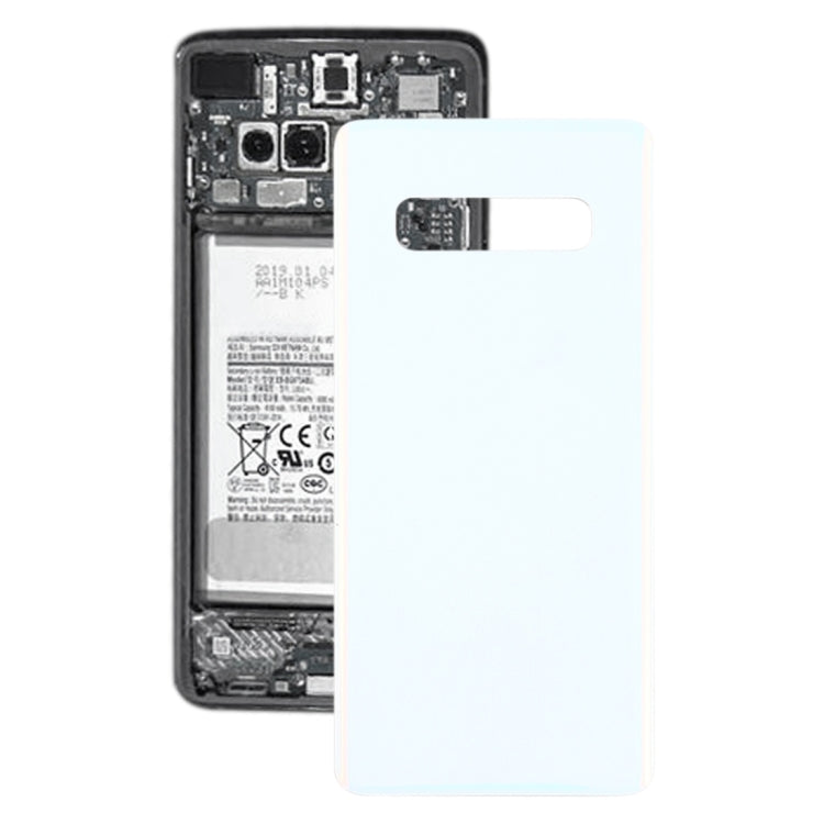 Tapa Trasera de Batería para Samsung Galaxy S10 (Blanco)