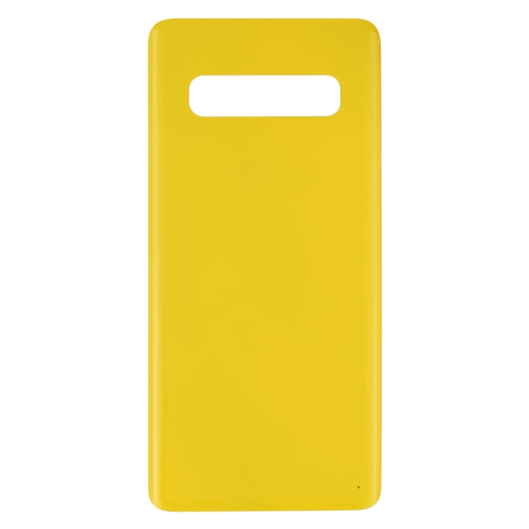 Cache batterie arrière pour Samsung Galaxy S10 (jaune)