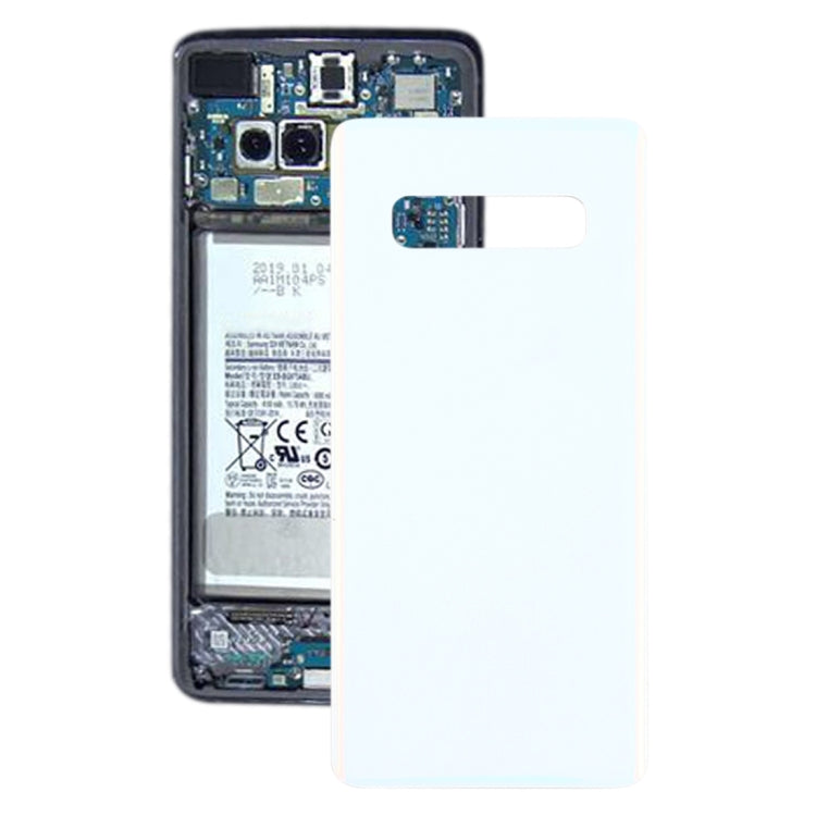 Cache batterie arrière pour Samsung Galaxy S10+ (Blanc)