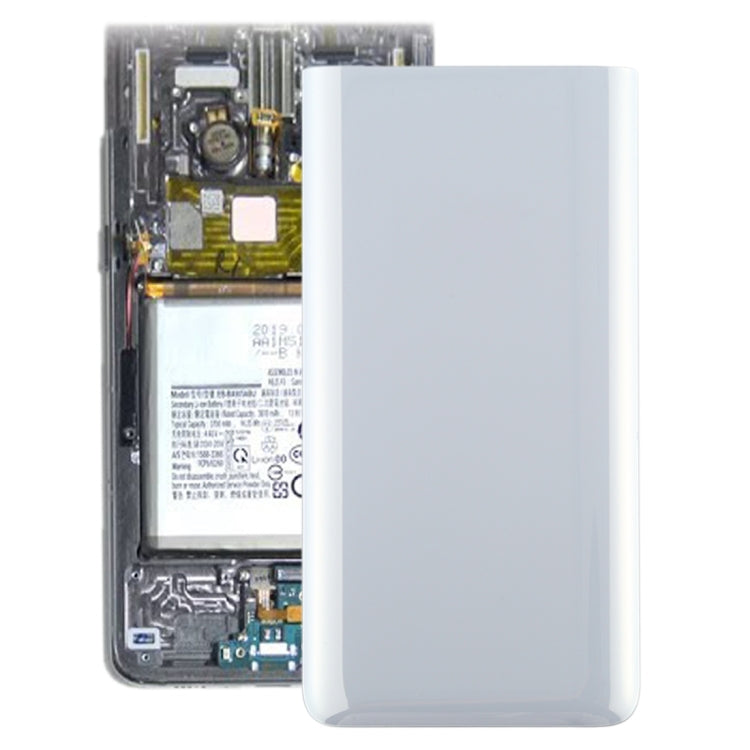 Tapa Trasera de Batería para Samsung Galaxy A80 (Plata)