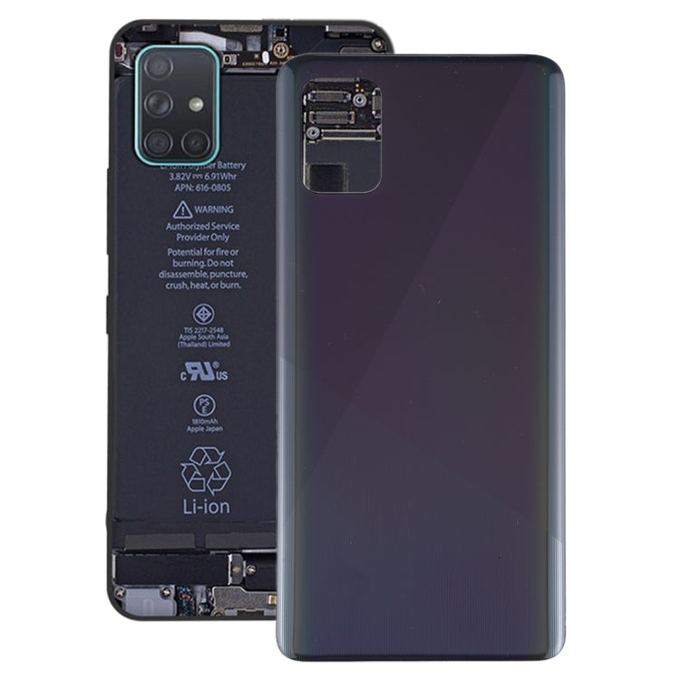 Tapa Trasera de Batería Original para Samsung Galaxy A51 (Negra)