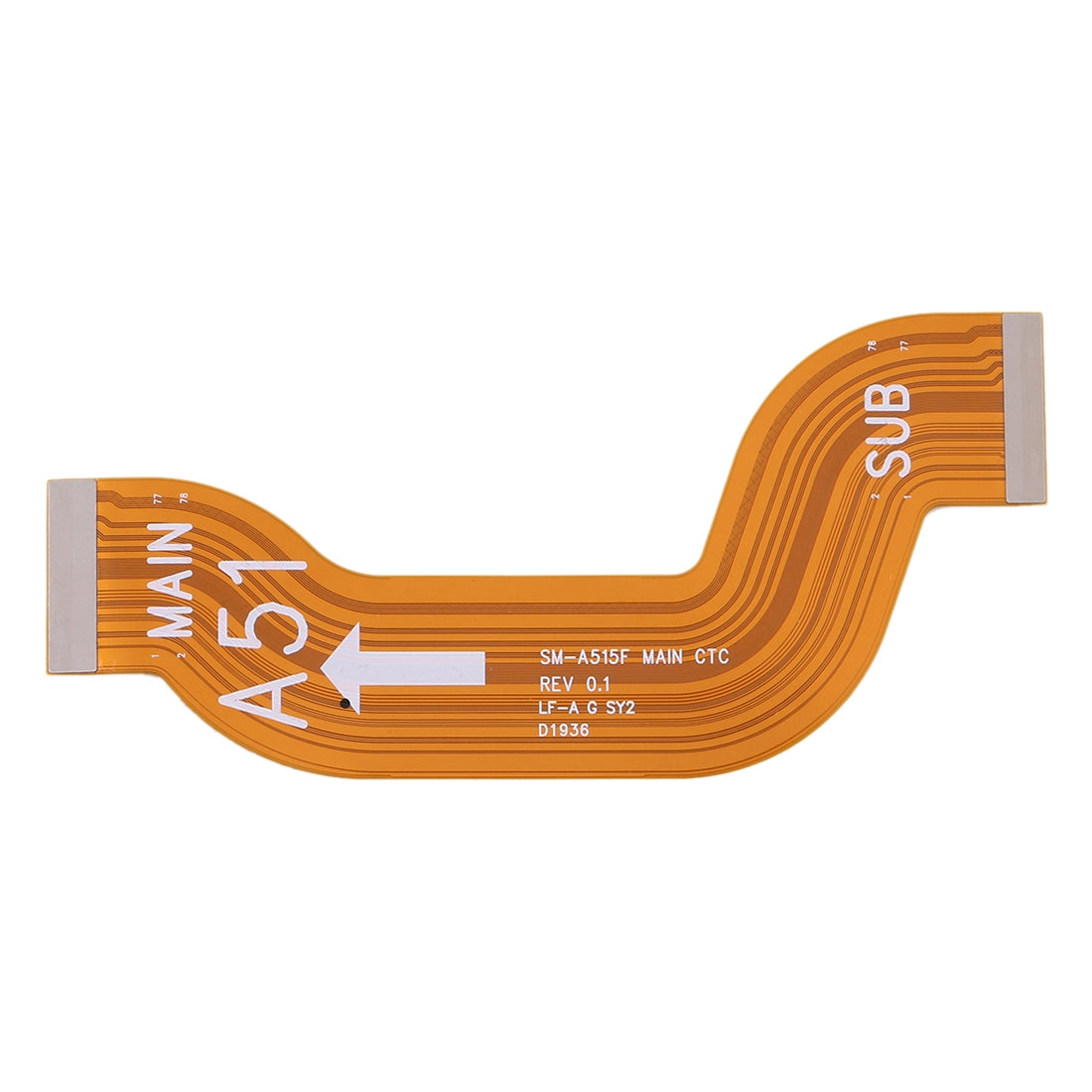 Flex Cable Conector de Placa Samsung Galaxy A51