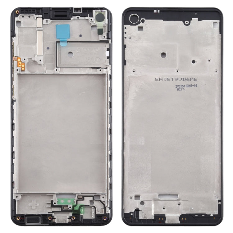 Placa de Marco LCD de Carcasa Frontal para Samsung Galaxy A21s (Negro)