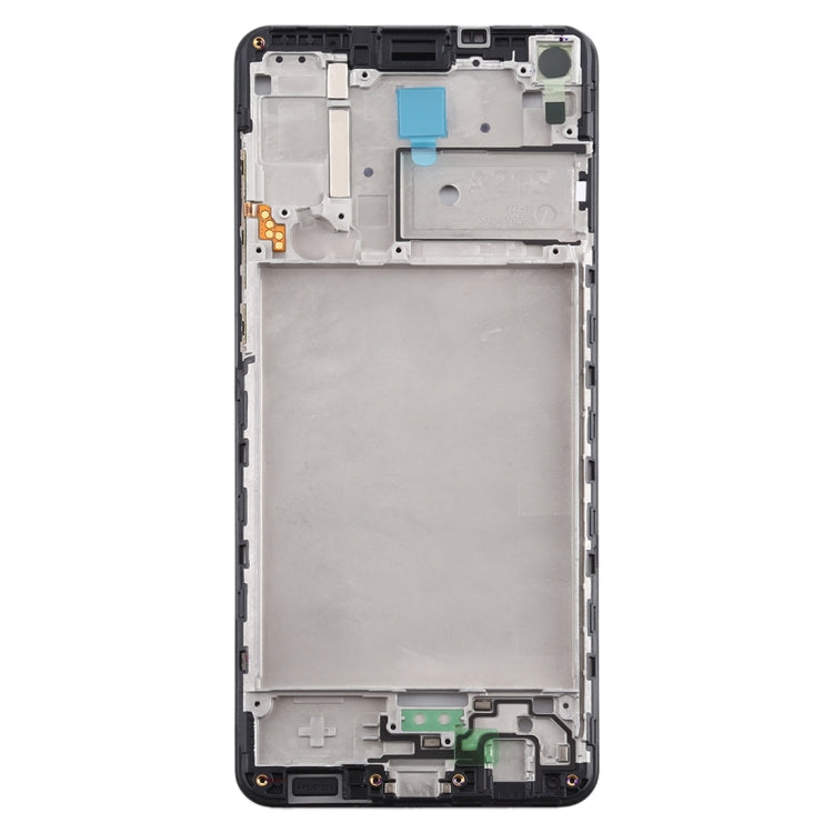 Placa de Marco LCD de Carcasa Frontal para Samsung Galaxy A21s (Negro)