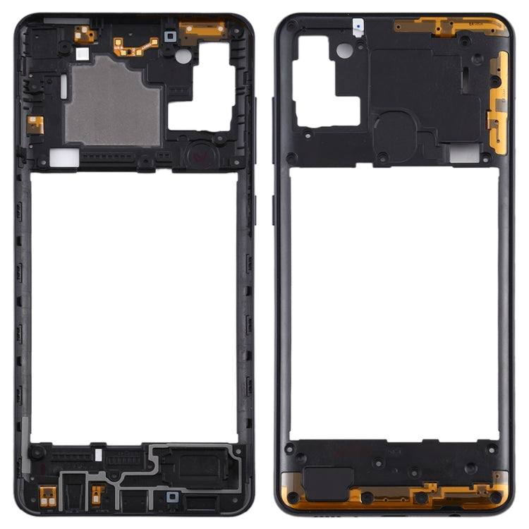 Plaque de cadre intermédiaire pour Samsung Galaxy A21s (noir)