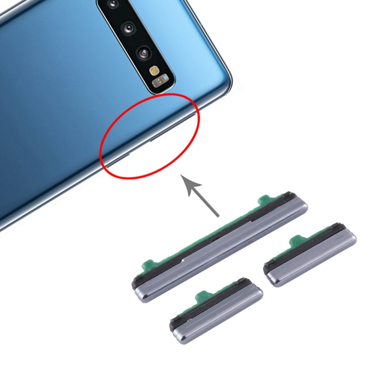 Botón de Encendido y Botón de Control de Volumen para Samsung Galaxy S10 5G (Negro)
