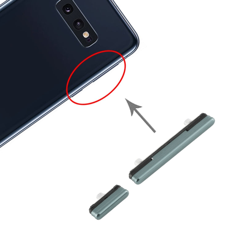 Bouton d'alimentation et bouton de contrôle du volume pour Samsung Galaxy S10e (Vert)