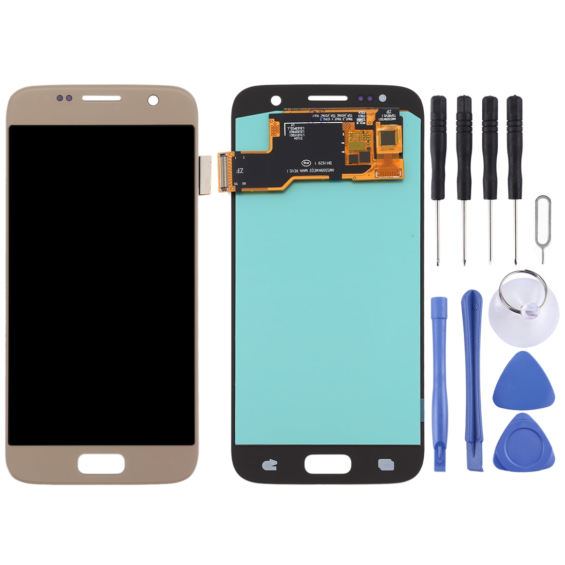 OLED Full Screen + Touch Digitizer Samsung Galaxy S7 Gold