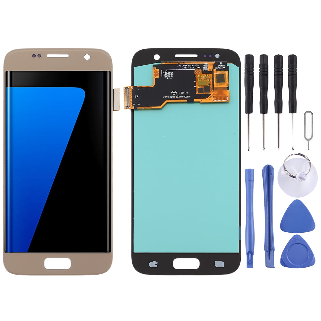 OLED Full Screen + Touch Digitizer Samsung Galaxy S7 Gold