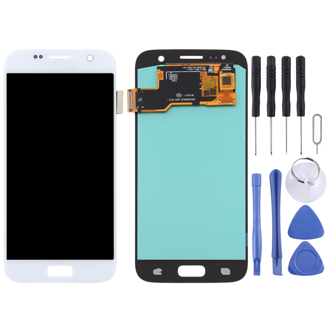 Full Screen OLED + Touch Digitizer Samsung Galaxy S7 Silver