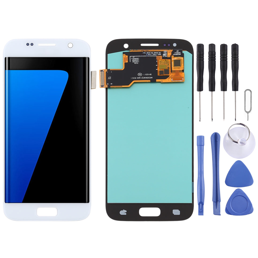 Full Screen OLED + Touch Digitizer Samsung Galaxy S7 Silver
