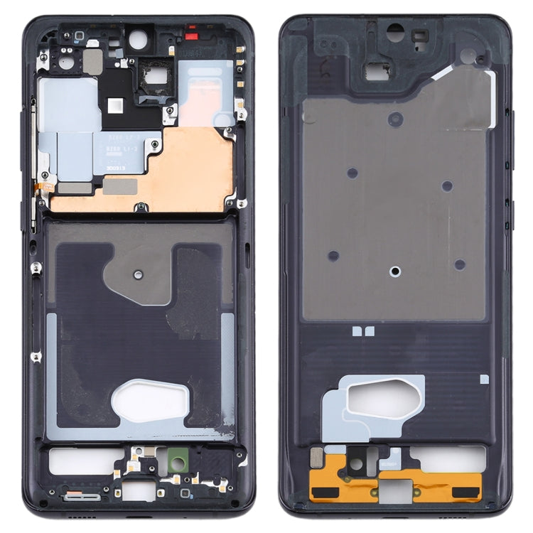 Placa de Marco Medio con teclas laterales para Samsung Galaxy S20 Ultra (Negro)