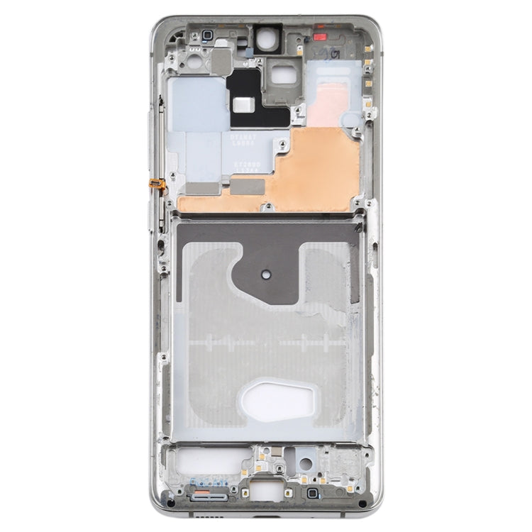 Middle Frame Plate with Side Keys for Samsung Galaxy S20 Ultra (Silver)