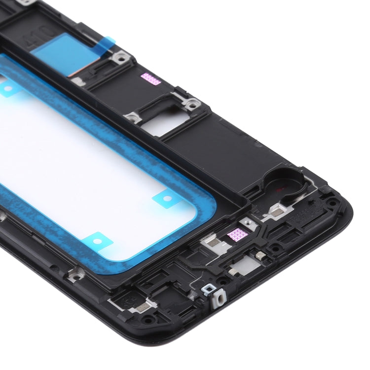 Plaque de cadre LCD du boîtier avant pour Samsung Galaxy J4 Core / SM-J410 (noir)