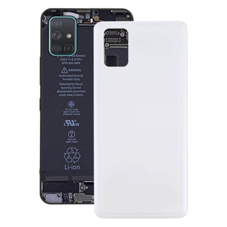 Cache Batterie Arrière pour Samsung Galaxy M51 (Blanc)