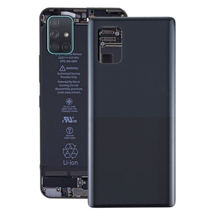 Back Battery Cover for Samsung Galaxy A71 5G SM-A716 (Black)