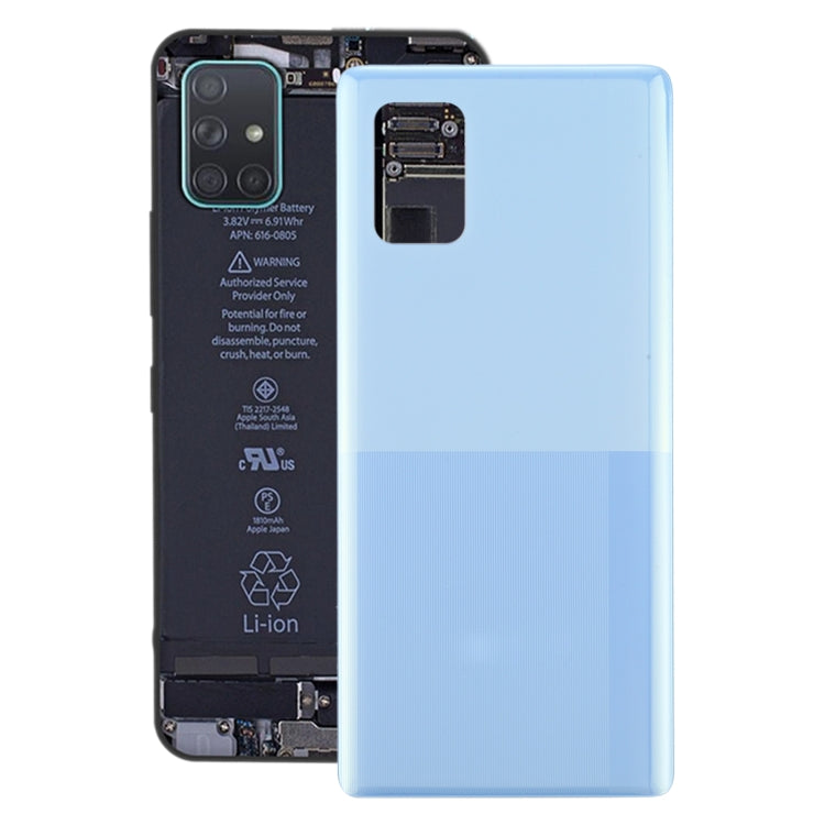 Cache Batterie Arrière pour Samsung Galaxy A71 5G SM-A716 (Bleu)