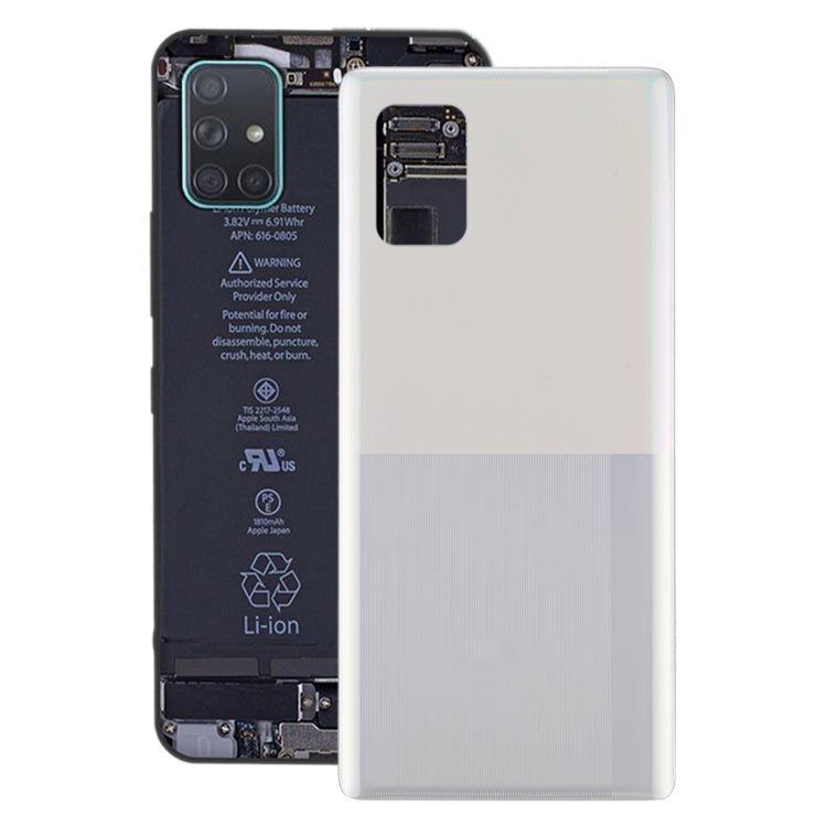 Cache Batterie Arrière pour Samsung Galaxy A71 5G SM-A716 (Blanc)
