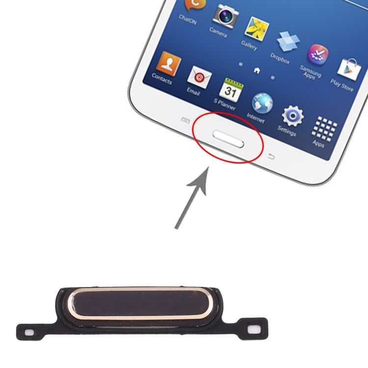 Clé d'accueil pour Samsung Galaxy Tab 3 8.0 SM-T310 / T311 / T315 (Noir)