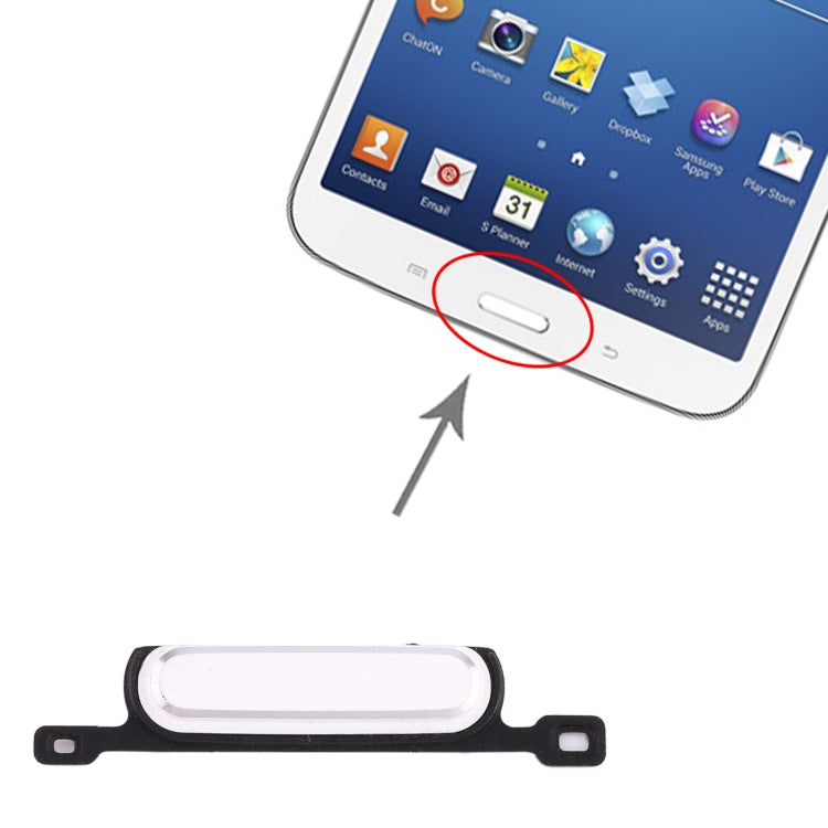 Tecla de Inicio para Samsung Galaxy Tab 3 8.0 SM-T310 / T311 / T315 (Blanco)