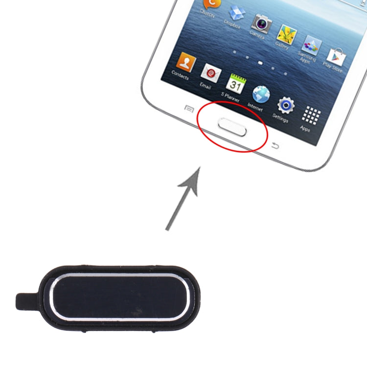 Tecla de Inicio para Samsung Galaxy Tab 3 7.0 SM-T210 / T211 / T217 (Negro)