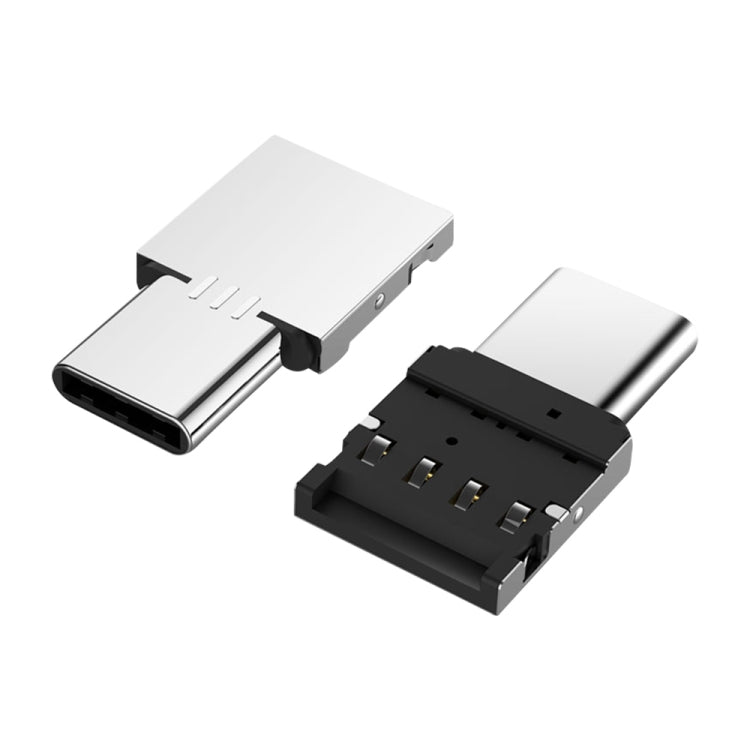 Mini Aluminum Alloy USB-C / Type-C Male to USB OTG OTG Adapter Connector