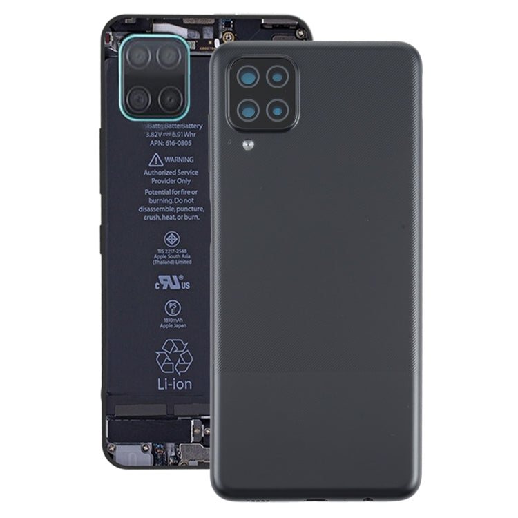 Cache Batterie Arrière pour Samsung Galaxy A12 (Noir)