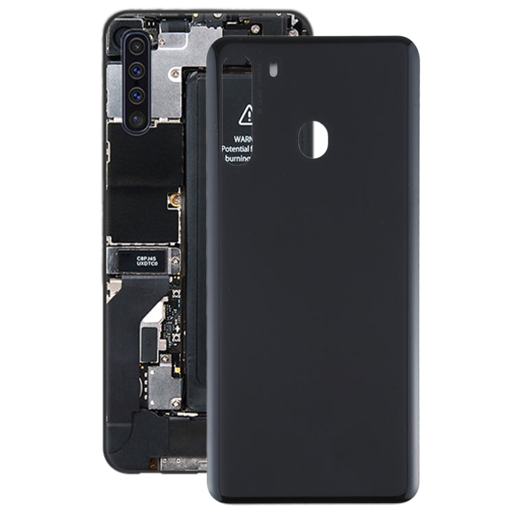 Cache Batterie Arrière pour Samsung Galaxy A21 SM-A215 (Noir)