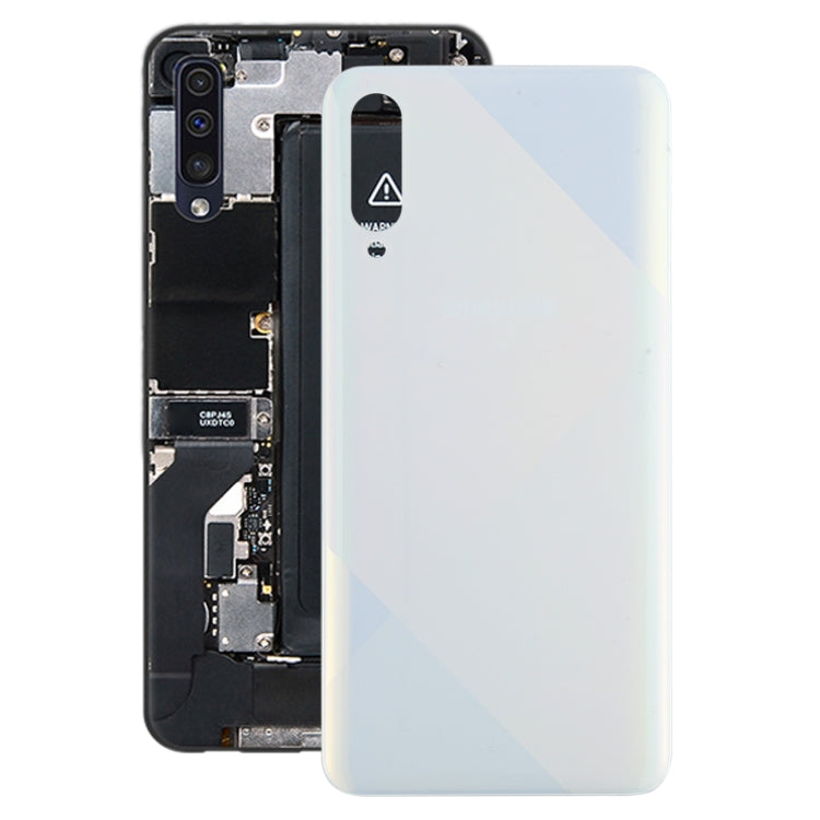 Cache batterie arrière pour Samsung Galaxy A50s SM-A507F (Blanc)