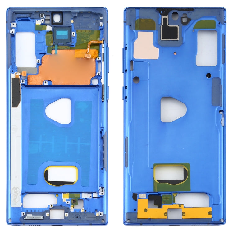 Plaque de cadre intermédiaire pour Samsung Galaxy Note 10 + 5G SM-N976F (Bleu)