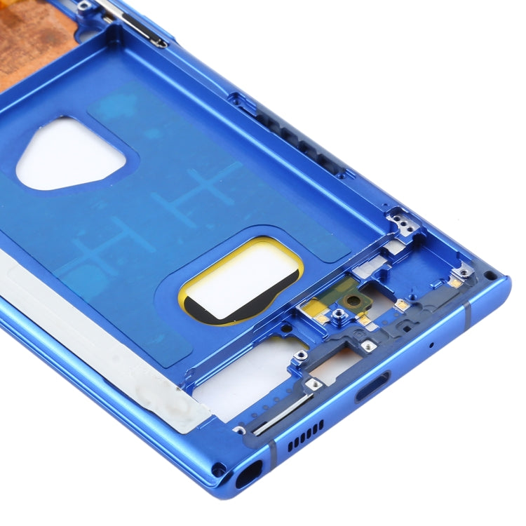 Plaque de cadre intermédiaire pour Samsung Galaxy Note 10 + 5G SM-N976F (Bleu)