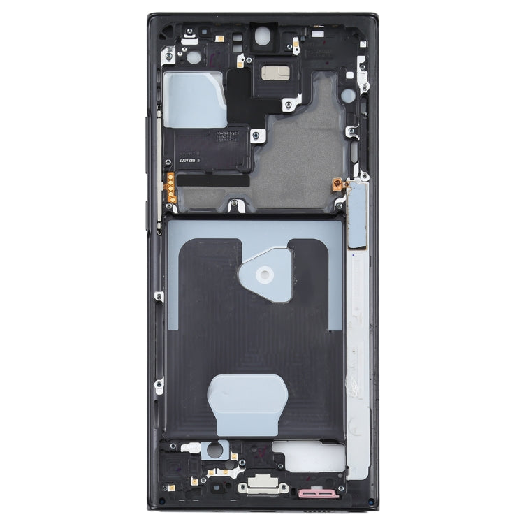 Plaque de cadre intermédiaire avec pièces pour Samsung Galaxy Note 20 Ultra SM-N985F (Noir)