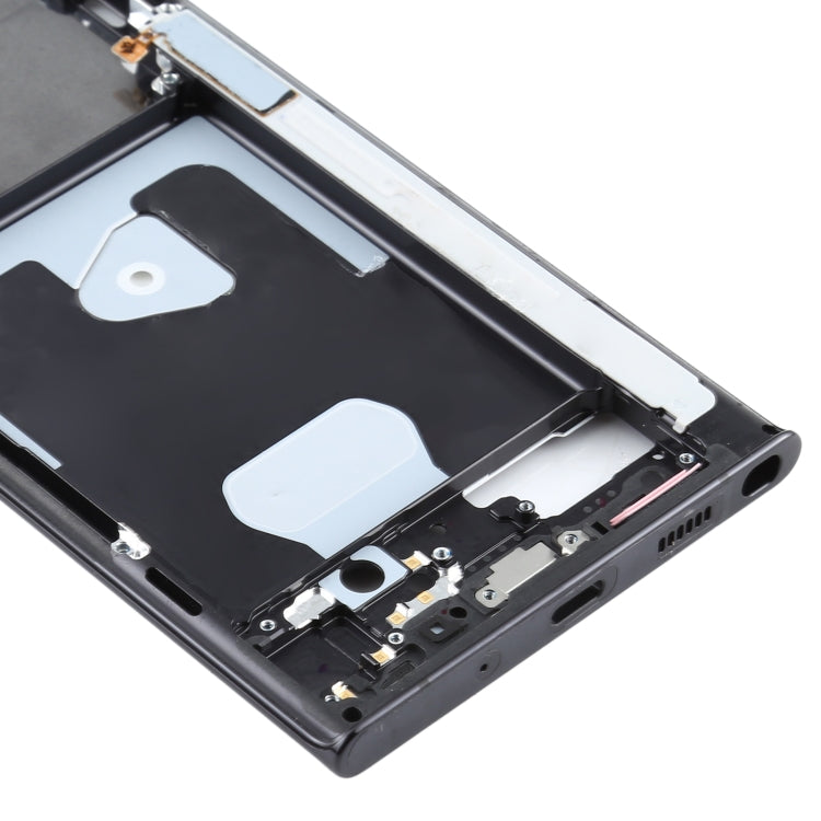 Plaque de cadre intermédiaire avec pièces pour Samsung Galaxy Note 20 Ultra SM-N985F (Noir)