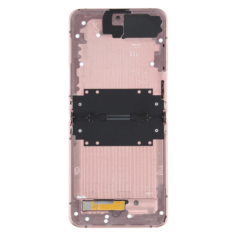Plaque de cadre intermédiaire pour Samsung Galaxy Z Flip 5G SM-F707 (Rose)