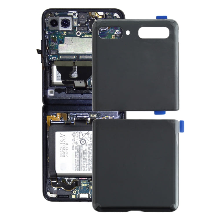 Coque Arrière de Batterie pour Samsung Galaxy Z Flip 5G SM-F707 (Noir)