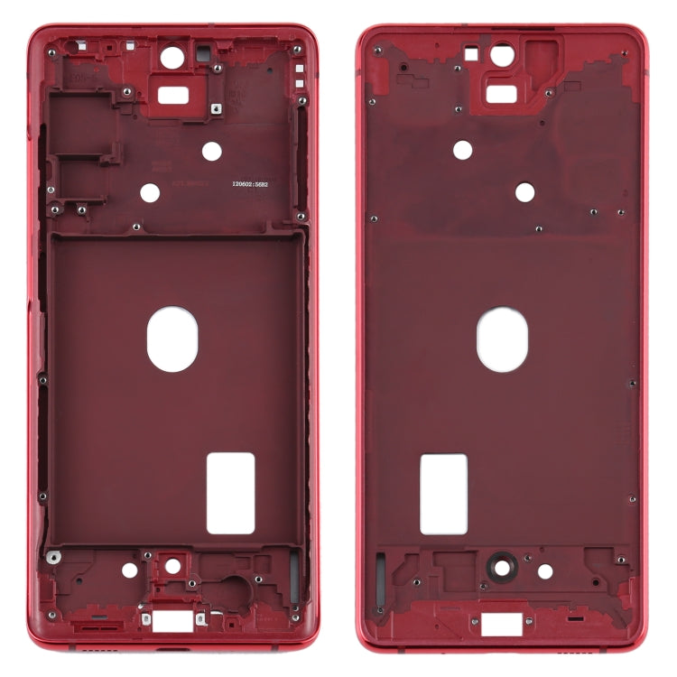 Plaque de cadre intermédiaire pour Samsung Galaxy S20 FE (Rouge)