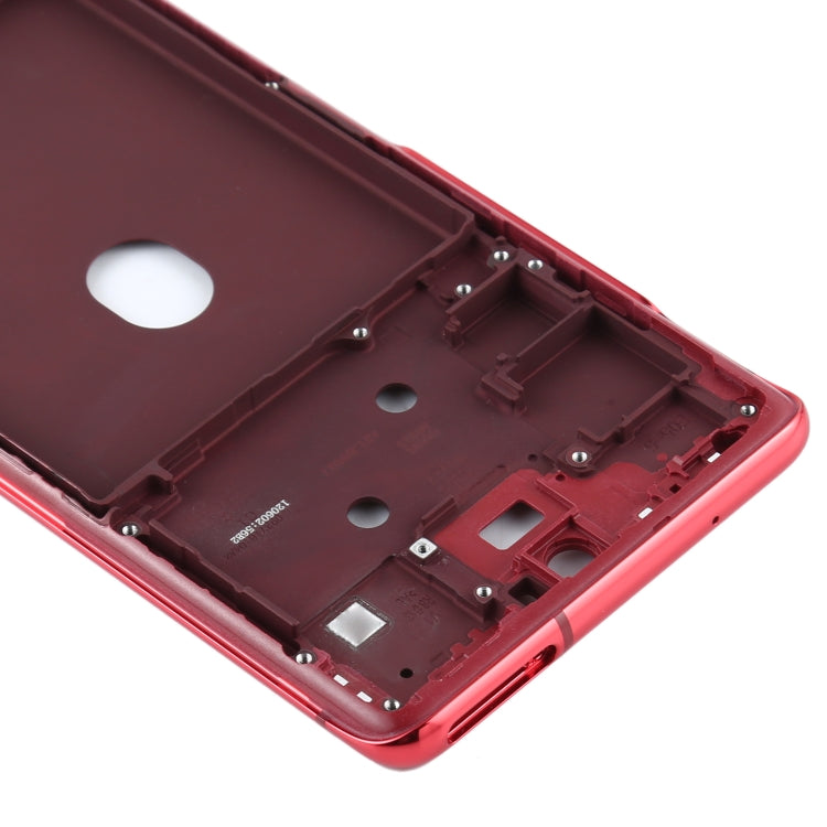 Placa de Marco Medio para Samsung Galaxy S20 FE (Rojo)