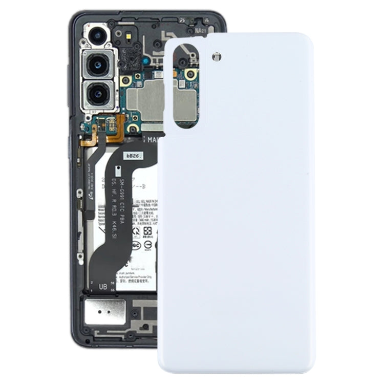 Cache Batterie Arrière pour Samsung Galaxy S21 5G (Blanc)
