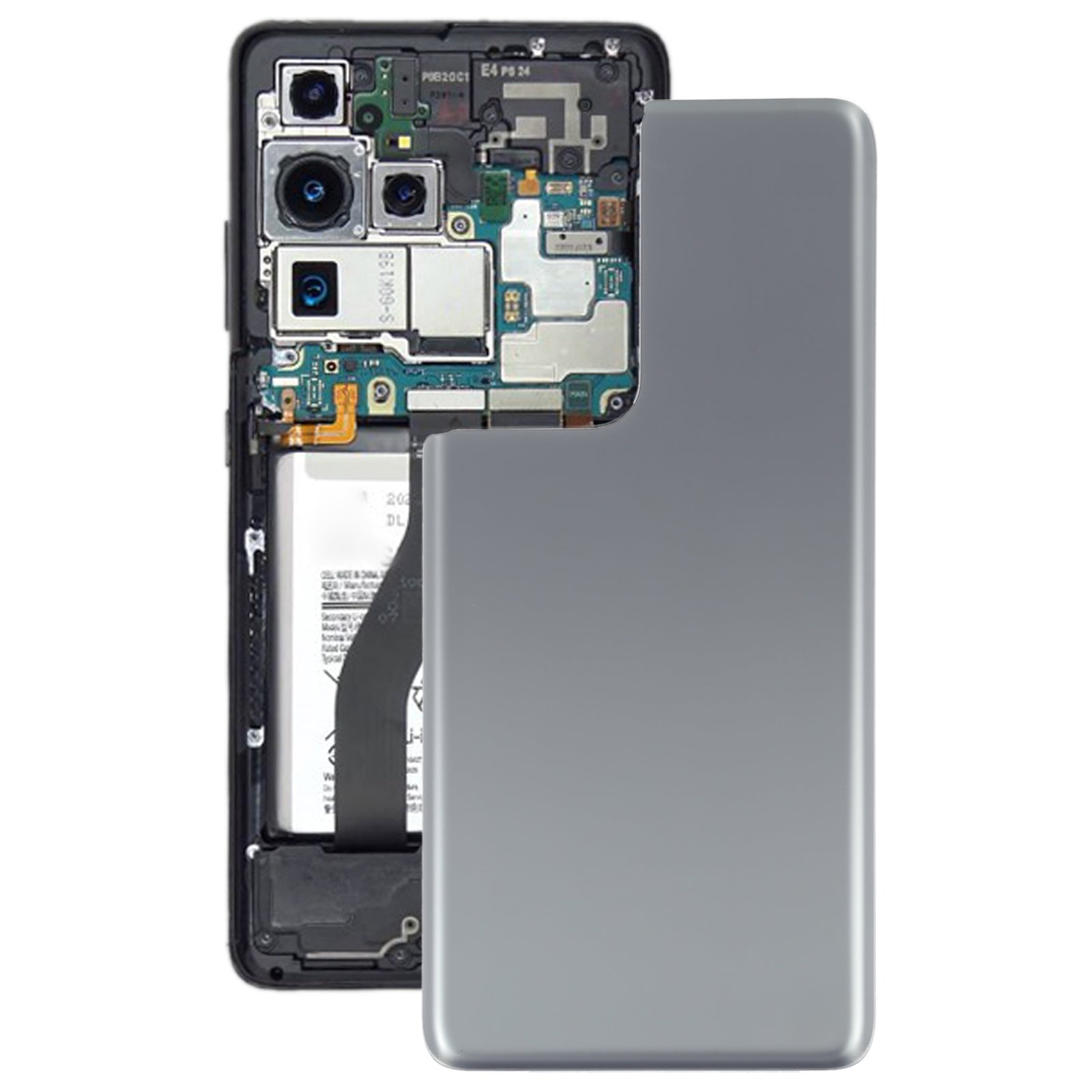 Tapa Bateria Back Cover Samsung Galaxy S21 Ultra 5G Gris