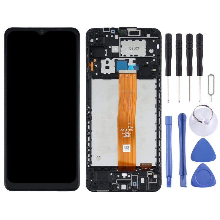 Original LCD Screen and Touch Digitizer with frame for Samsung Galaxy A12 SM-A125F