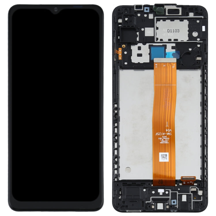 Original LCD Screen and Touch Digitizer with frame for Samsung Galaxy A12 SM-A125F
