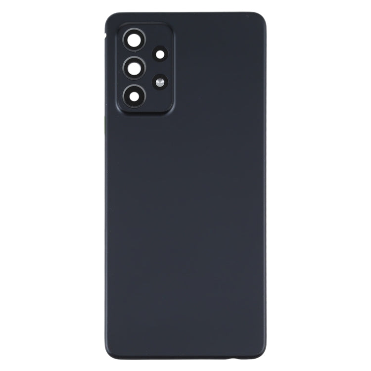 Battery Back Cover with Camera Lens Cover for Samsung Galaxy A52 5G / 4G (Black)