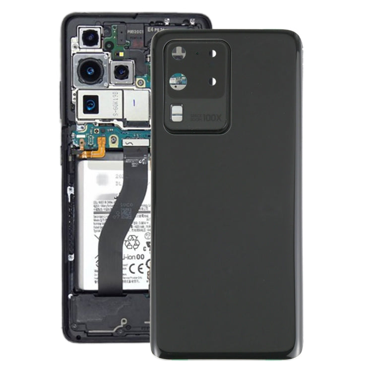 Couvercle de batterie arrière avec couvercle d'objectif d'appareil photo pour Samsung Galaxy S20 Ultra
