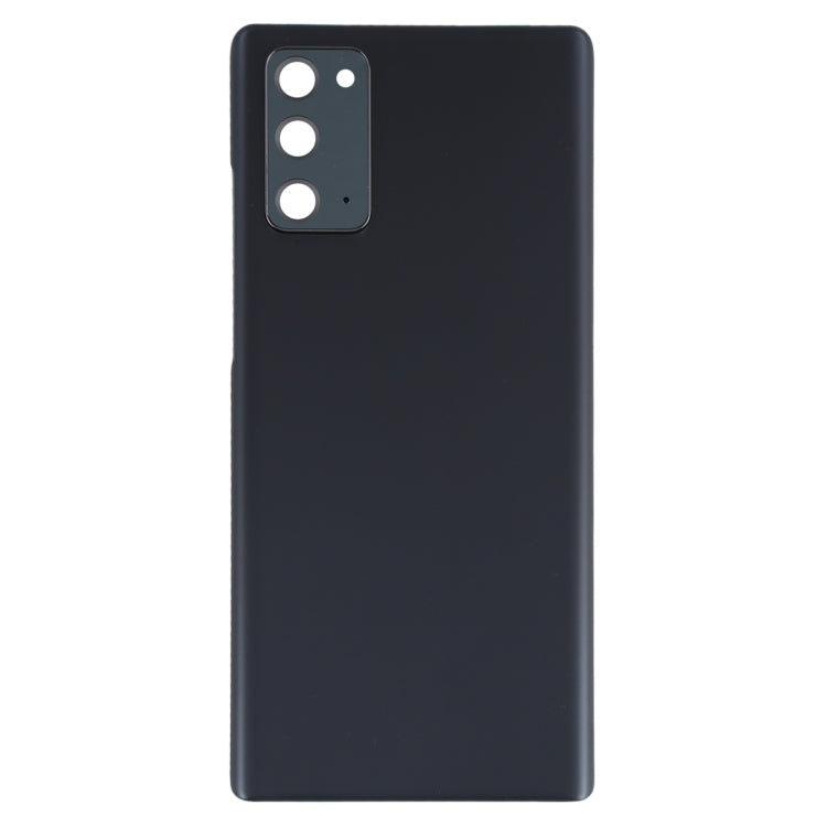 Tapa Trasera de la Batería con la cubierta de la Lente de la Cámara para Samsung Galaxy Note 20 (Negro)