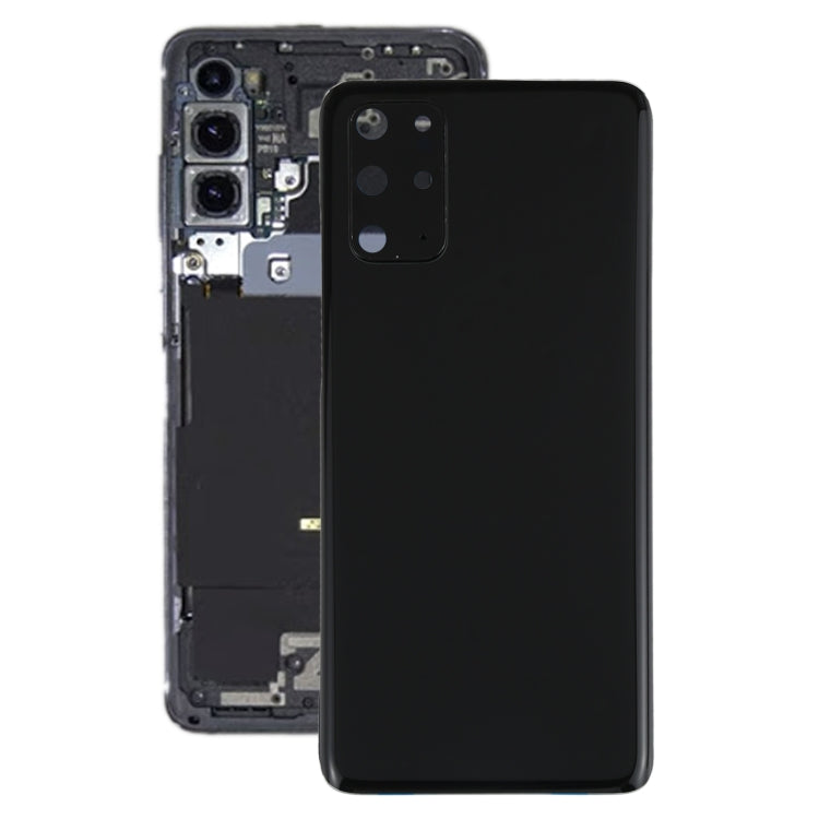 Battery Back Cover with Camera Lens Cover for Samsung Galaxy S20+ (Black)