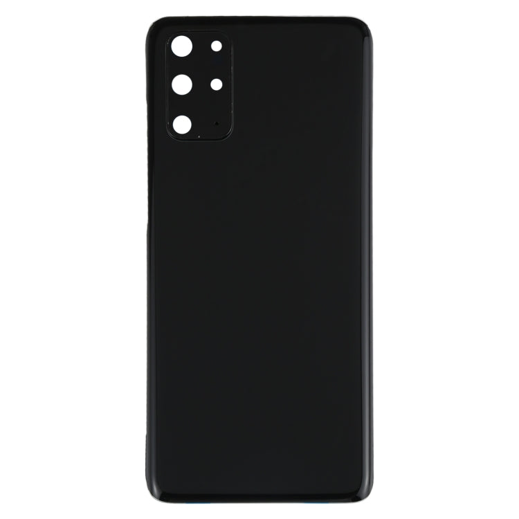 Coque arrière de batterie avec cache d'objectif d'appareil photo pour Samsung Galaxy S20+ (noir)
