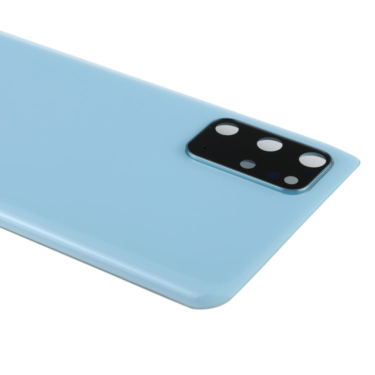 Cubierta Trasera de la Batería con la cubierta de la Lente de la Cámara para Samsung Galaxy S20 + (Azul)